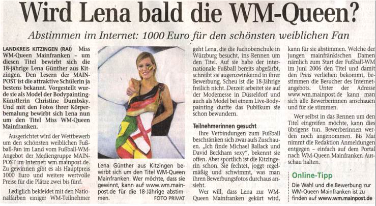 wm queen, miss wm, miss soccer, miss fussball, fussballfan, wm2006, fussballweltmeisterschaft