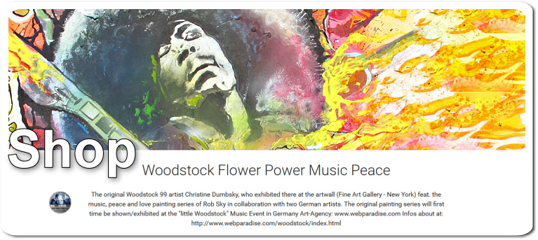The original Woodstock 99 artist Christine Dumbsky, who exhibited there at the artwall (Fine Art Gallery - New York)